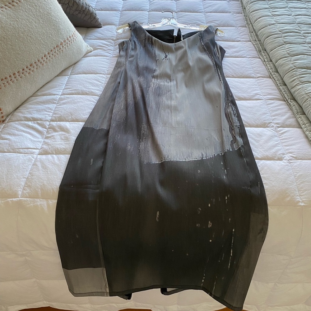 Designer sleeveless dress